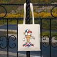USA Patriotic Baseball Ice Cream Cone Freedom Canvas Tote Bag USA Patriotic Baseball Ice Cream Cone Freedom Canvas Tote Bag