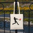 Valentines Day Baseball Batter Silhouette Heart Men Boys Kid Canvas Tote Bag Valentines Day Baseball Batter Silhouette Heart Men Boys Kid Canvas Tote Bag