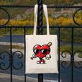 Valentines Day Baseball Heart Bat Sunglasses Men Boys Kids Canvas Tote Bag