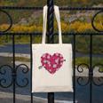 Valentine's Day Baseball Heart Softball Player Sports Lover Canvas Tote Bag Valentine's Day Baseball Heart Softball Player Sports Lover Canvas Tote Bag