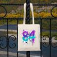 Vintage Baseball 84 Number Canvas Tote Bag Vintage Baseball 84 Number Canvas Tote Bag