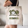 100 Days Of School Baseball Camo Art For Boys Kids Students Canvas Tote Bag
