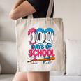 100 Days Of School Baseball Drip Bat 100th Day Of School Boy Canvas Tote Bag 100 Days Of School Baseball Drip Bat 100th Day Of School Boy Canvas Tote Bag