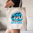100 Days Of School Baseball Drip Ice Cream Kid Boy 100th Day Canvas Tote Bag 100 Days Of School Baseball Drip Ice Cream Kid Boy 100th Day Canvas Tote Bag