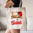 100 Days Of School Baseball Player Sports Game Teacher Kid Canvas Tote Bag