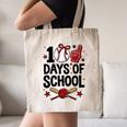 100 Days Of School Coquette Bow Baseball 100th Day Girl Kid Canvas Tote Bag 100 Days Of School Coquette Bow Baseball 100th Day Girl Kid Canvas Tote Bag