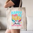 100 Days Of School Kids Baseball Drip 100th Day Of School Canvas Tote Bag