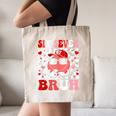 6 7 Bruh Six Seven Valentine Heart Baseball Canvas Tote Bag