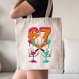 6 7 Ice Cream Drip Baseball Number 67 Player Boy Girl Kids Canvas Tote Bag