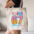 6 7 Mason Baseball Drip Number 67 Player Or 67th Birthday Canvas Tote Bag 6 7 Mason Baseball Drip Number 67 Player Or 67th Birthday Canvas Tote Bag