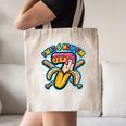 I Was 6 Now I’m 7 Banana Drip Birthday Baseball Canvas Tote Bag