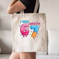 I Was 6 Now I'm 7 Meme Six Seven Baseball 7th Birthday Canvas Tote Bag I Was 6 Now I'm 7 Meme Six Seven Baseball 7th Birthday Canvas Tote Bag