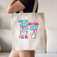Now Im 6 Next Year I'Ll Be 7 Baseball Ice Cream Drip 67 Meme Canvas Tote Bag