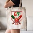 67 Baseball Drip Christmas Meme Six Seven Gen Alpha Slang Canvas Tote Bag