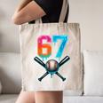 67 Baseball Meme Cool Drip Number 67 Player Or 67th Birthday Canvas Tote Bag