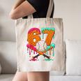 67 Ice Cream Drip Baseball Number 67 Player 67th Birthday Canvas Tote Bag 67 Ice Cream Drip Baseball Number 67 Player 67th Birthday Canvas Tote Bag