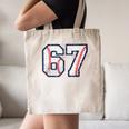 67 Sports Meme – Baseball Number 6 7 Canvas Tote Bag