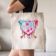 7th Birthday Boys Baseball Ice Cream Drip Boys Baseball Canvas Tote Bag