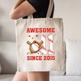 Awesome Since 2015 11 Year Old Boys Bday Baseball Theme Canvas Tote Bag Awesome Since 2015 11 Year Old Boys Bday Baseball Theme Canvas Tote Bag