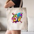 Banana Baseball 67 Ice Cream Drip Meme Canvas Tote Bag