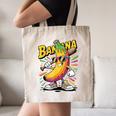 Banana Baseball Cartoon Cool Sports Kids Teens Canvas Tote Bag