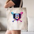 Baseball 8 Year Old Ice Cream Drip 8th Birthday Party Canvas Tote Bag Baseball 8 Year Old Ice Cream Drip 8th Birthday Party Canvas Tote Bag