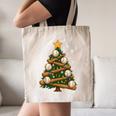 Baseball Bat Christmas Tree Lights Holiday Xmas Canvas Tote Bag Baseball Bat Christmas Tree Lights Holiday Xmas Canvas Tote Bag