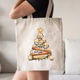 Baseball Christmas Tree Light Xmas Baseball Canvas Tote Bag Baseball Christmas Tree Light Xmas Baseball Canvas Tote Bag