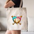 Baseball Drip For Boys Ice Cream Dripping Baseball Sport Canvas Tote Bag