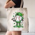 Baseball Drip For Boys Ice Cream Drip Baseball Player Canvas Tote Bag