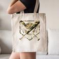 Baseball Drip Ice Cream Camo Home Plate Bats Sports Game Day Canvas Tote Bag