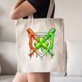 Baseball Drip Ice Cream St Patricks Day Shamrock Canvas Tote Bag