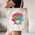 Baseball Drip Jersey Number 67 For Players & 67th Birthday Canvas Tote Bag Baseball Drip Jersey Number 67 For Players & 67th Birthday Canvas Tote Bag