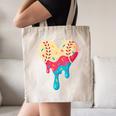 Baseball Drip Melting Ice Cream Baseball Heart Boys Girls Canvas Tote Bag Baseball Drip Melting Ice Cream Baseball Heart Boys Girls Canvas Tote Bag