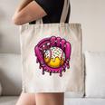 Baseball Drip Pink Glove Respect The Drip Youth Boys Girls Canvas Tote Bag