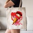 Baseball Heart Valentine Baseball Ice Cream Drip Boys Girls Canvas Tote Bag Baseball Heart Valentine Baseball Ice Cream Drip Boys Girls Canvas Tote Bag