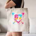 Baseball Ice Cream Drip 67 Meme Six Seven 67th Birthday Canvas Tote Bag