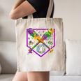 Baseball Ice Cream Drip Boys Mardi Gras Carnival Party Mask Canvas Tote Bag Baseball Ice Cream Drip Boys Mardi Gras Carnival Party Mask Canvas Tote Bag