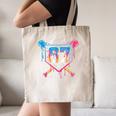 Baseball Ice Cream Drip Number 67 Player 67th Birthday 6 7 Canvas Tote Bag
