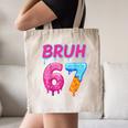 Baseball Ice Cream Drip Number 67 Player Or 67th Birthday Canvas Tote Bag Baseball Ice Cream Drip Number 67 Player Or 67th Birthday Canvas Tote Bag