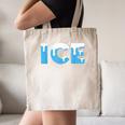 Baseball ICE Ice Cream Drip Baseball Drip Baseball Canvas Tote Bag
