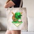 Baseball Life Style Ice Cream Drip Green Premium Tri-Blend Canvas Tote Bag