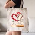 Baseball Nana Baseball Heart Family Matching Canvas Tote Bag