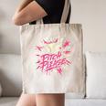 Baseball Phrase With Stars Canvas Tote Bag