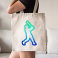 Baseball Player Graphic Canvas Tote Bag Baseball Player Graphic Canvas Tote Bag