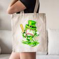 Baseball Player Ice Cream Drip Shamrocks St Patrick's Day Canvas Tote Bag Baseball Player Ice Cream Drip Shamrocks St Patrick's Day Canvas Tote Bag