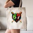 Baseball Six Seven 67 Meme Ice Cream Drip Xmas Women Men Canvas Tote Bag
