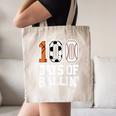 Baseball Soccer Basketball 100 Days Of School Canvas Tote Bag