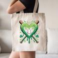 Baseball St Patricks Day Boys Girls Men Women Shamrock Green Canvas Tote Bag
