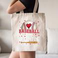 Baseball Is My Valentine Valentines Day Men Boys Kids Teen Canvas Tote Bag